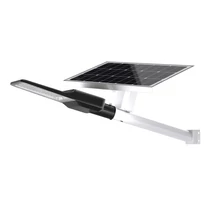 Optonica napelemes LED utcai lámpa tartókonzollal 30W 4300lm 6000K IP66 9141