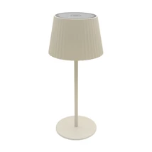 Optonica napelemes szolár LED asztali lámpa 2,5W 280lm CCT bézs IP54 253