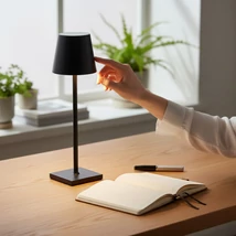 Optonica újratölthető LED asztali lámpa 2,5W 230lm CCT fekete IP44 267