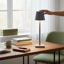 Optonica újratölthető LED asztali lámpa 2,5W 230lm CCT szürke IP44 269