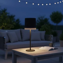 Optonica újratölthető LED asztali lámpa 2,5W 280lm CCT fekete IP54 254