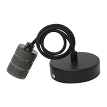 Optonica Vintage függeszték gyöngyház fekete 1xE27 9029