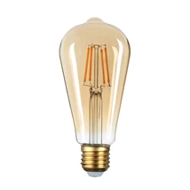Optonica vintage LED izzó filament E27 8W 700lm 2500K ST64 1305