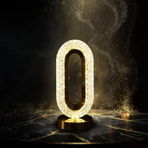 Phenom Dubai LED asztali lámpa arany akkumulátoros USB-C 12504