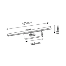 R.3650 PictureGuard képmegvil.LED8W króm