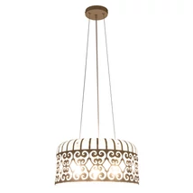 R.2163 Alessandra függ. E27 3x60W,matt feh#r