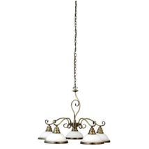 R.2755 Elisett 5ágú csillár E27 5x60W bronz
