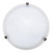 R.3303 Alabastro mennyD40 E27 2x60Wfehér/bronz