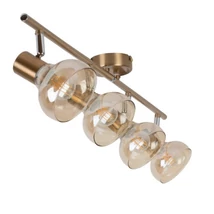 R.5550 Holly menny.,4x40W,antik arany/borostyán