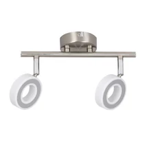 R.5940 Zora 2-fejes spot beép.LED ff-sal,króm