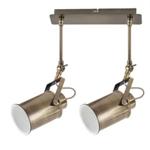 R.5982 Peter 2-es szpot E27 2x60W antik bronz