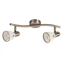 R.6357 Art flower 2-es szpot E14 2x40W bronz