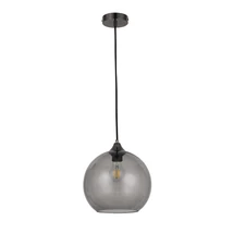 R.6438 Tanesha Függ E27 MAX 40W fekete/füst