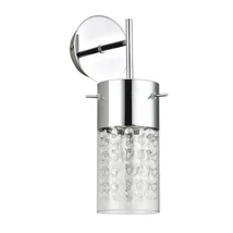 R.6449 Waterfall falikar E14 1x40W króm átl