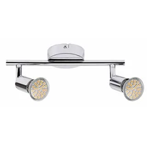 R.6987 Norton LED 2-es szpot GU10 2x3W króm