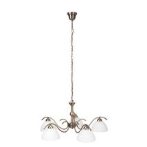 R.7140 Aurelia 5 ágú csillár E27 5x60W brnz/feh