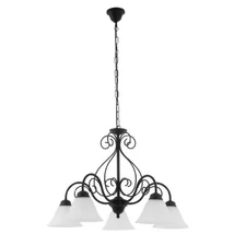 R.7815 Athen 5 ágú csillár E14 5x40W m. fekete