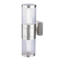 R.8167 Atlanta kült fali E27 2x60W, inox IP44