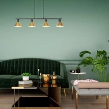 R. 3160 Alvaro,belt,függ.E14 4XMAX40W,fek+arany