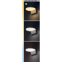 Rábalux Batida kültéri LED fali lámpa mozgásérzékelővel 9W CCT fekete IP54 77119