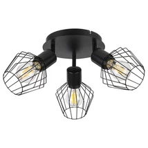 R.3536 Belano bel.Spot, E27 3x MAX 40W,fekete