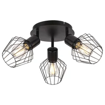 R.3536 Belano bel.Spot, E27 3x MAX 40W,fekete