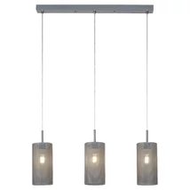 R.3019 Callia,bel.Függ.E14 3x MAX 25W,szürke