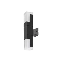 Rábalux Darvas kültéri LED fali lámpa 12W CCT fekete H35cm IP54 77127