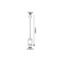R.3125 Dimitri,belt.függ.E27 1xMAX40W,fekete
