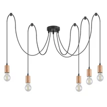 R. 72075 Dollien,belt.függ. E27 5xMAX60W, H210cm