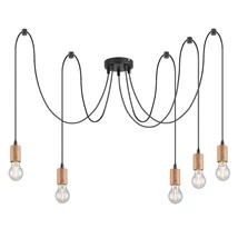 R. 72075 Dollien,belt.függ. E27 5xMAX60W, H210cm