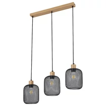 R. 3132 Grendel,belt.függ.E27 3x60W,bükk+fek.D15