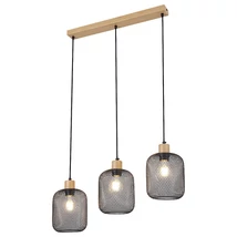 R. 3132 Grendel,belt.függ.E27 3x60W,bükk+fek.D15