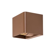 Rábalux Hallstatt kültéri LED fali lámpa 10W 3000K barna IP54 77169