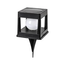 Rábalux Holne kültéri földbe szúrható LED lámpa 0,3W CCT fekete H11,5cm IP44 77188