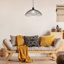 R.4347 Iduna,bel.Függ.E27 1x MAX 60W,m.fekete
