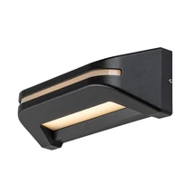 Rábalux Kobarid kültéri LED fali lámpa 20W 4000K fekete L25cm IP54 77174