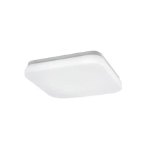 Rábalux Lowar kültéri LED mennyezeti lámpa négyzet 12W CCT 24x24cm IP44 77134