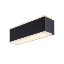 Rábalux Mataro kültéri LED fali lámpa 12W 3000K fekete L23cm IP54 77114