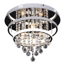 R.2237 Pallas,bel.menny,LED32W+3xE14,króm,D40cm