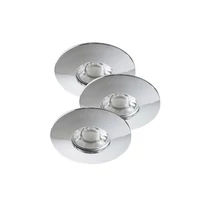 R.1072 Randy spot 3x fix LED 4W,kerek,króm,IP44