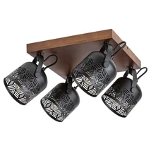 R. 3299 Rotem,bel.spot,E14 4xMAX40W,fekete, dió