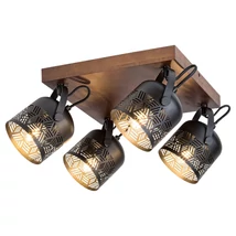 R. 3299 Rotem,bel.spot,E14 4xMAX40W,fekete, dió