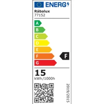 Rábalux Rust kültéri LED fali lámpa 15W CCT szürke D22cm IP65 77152