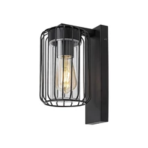Rábalux Tarpa kültéri fali lámpa 1xE27 fekete H27cm IP44 77106