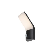 Rábalux Tolna kültéri LED fali lámpa mozgásérzékelővel 10W 3000K fekete H25cm IP54 77172