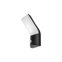 Rábalux Tolna kültéri LED fali lámpa mozgásérzékelővel 10W 3000K fekete H25cm IP54 77172