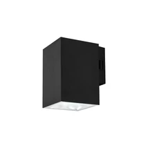 Rábalux Urfa kültéri LED fali lámpa 9W CCT fekete négyzet H11,5cm IP65 77156