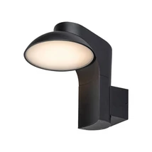 Rábalux Wengen kültéri LED fali lámpa 12W 3000K fekete H19cm IP54 77148