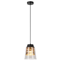 R.3543 Zenaida,bel.Függ.E27 1x MAX 60W,m.fekete